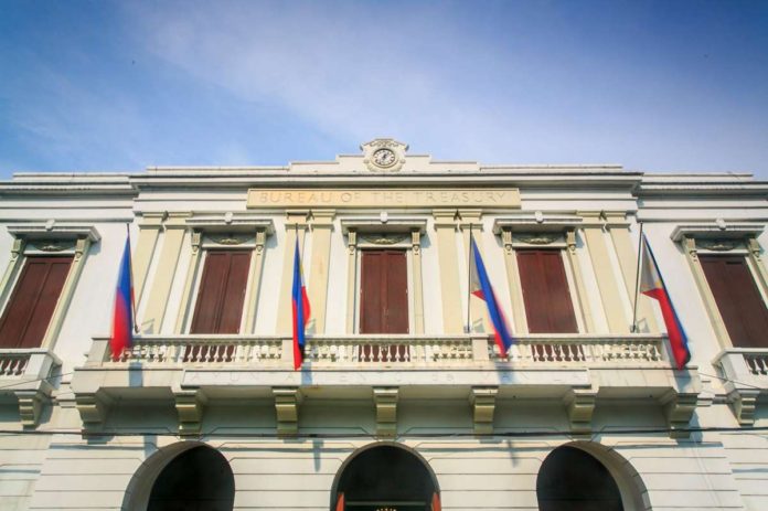 The Bureau of the Treasury says that of the national government's P15.017-trillion debt stock as of end-April 2024, domestic debt accounted for 68.64% or P10.308 trillion – a 0.30% increase from P10.277 trillion the month prior. BUREAU OF THE TREASURY PHOTO