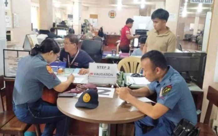 National Police Commission Region 6 personnel assisted the applicants from Panay and Negros islands during the evaluation and processing of their applications for the Philippine National Police entrance and promotional examinations to be held on June 30, 2024. NAPOLCOM REGION 6 PHOTO