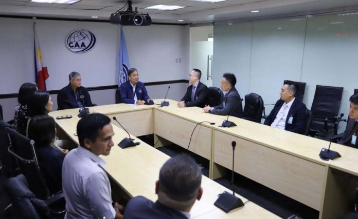 The Civil Aviation Authority of the Philippines (CAAP) engaged in its Third Coordination Meeting with the Civil Aviation Authority of Singapore on May 8. CAAP also welcomed a delegation of seven representatives from Singapore, including Air Traffic Management Senior Chief Magnus Teo and Air Traffic Control Centre Senior Chief Yeo Khung Hui. CIVIL AVIATION AUTHORITY OF THE PHILIPPINES PHOTO