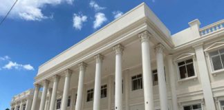 The P300-million Guimaras Governance Center will replace the 50-year-old capitol of the provincial government. AJ PALCULLO/PN