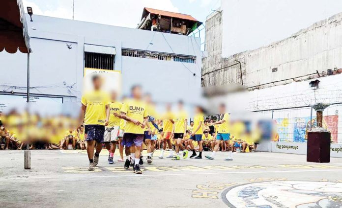 To promote camaraderie among persons deprived of liberty and jail personnel, the Iloilo City District Jail’s male dormitory held “Summer League 2024” last month. In this photo, the inmates’ faces have been deliberately blurred to hide their identities and respect their privacy. ILOILO CITY DISTRICT JAIL MALE DORMITORY/FACEBOOK PHOTO