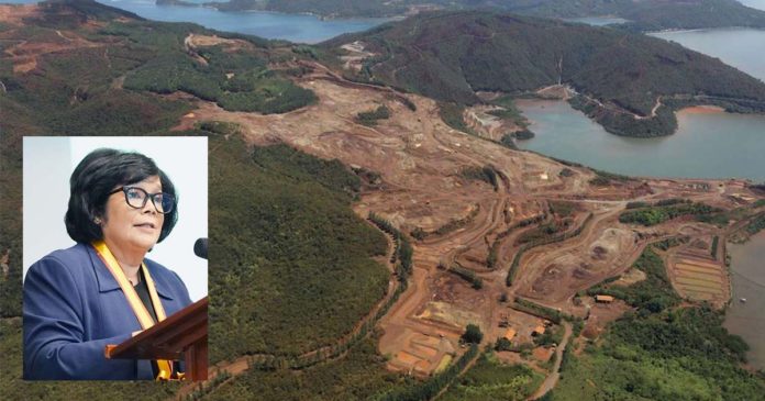 Department of Environment and Natural Resources secretary Ma. Antonia Yulo-Loyzaga says the country generated P160 billion in the production of copper, gold and nickel for 2023 alone. Photo courtesy of ABS-CBN News, DENR