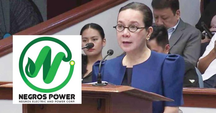 Sen. Grace Poe, chairman of the Senate Committee on Public Services, thanks her peers for backing House Bill No. 9805. She says the bill, that awards a franchise to the Negros Electric and Power Corporation, aims to boost consumer services by ensuring continued access to affordable, reliable, and sustainable energy.