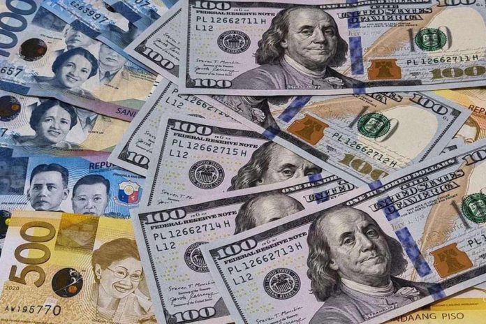 The peso has lost P2.23 against the greenback, or around 4 percent, since the start of 2024, according to the Bankers Association of the Philippines. PHOTO COURTESY OF ABS-CBN NEWS