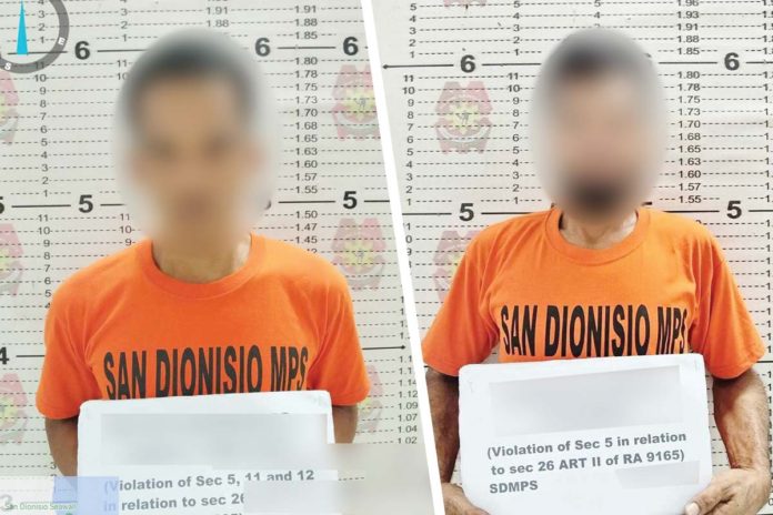 Thirteen plastic sachets of suspected shabu worth P1.7 million were seized from two drug suspects in a buy-bust operation in San Dionisio, Iloilo on May 11. PRO-6 PHOTOS