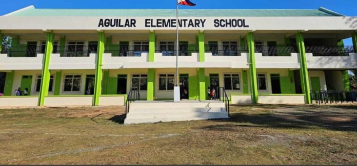 This school building at the Aguilar Elementary School in Barangay Aguilar, San Lorenzo, Guimaras is among the 280 new school buildings the Department of Public Works and Highways Region 6 has constructed. DPWH-6 PHOTO