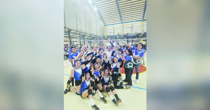 Members of Negros Occidental secondary girls volleyball team. PHOTO COURTESY OF JOSE MONTALBO