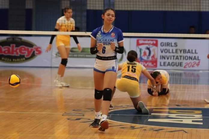 Rhose Viane Almendralejo was named Player of the Game in Bacolod Tay Tung High School Thunderbolts' win over Kings' Montessori School. PHOTO COURTESY OF SHAKEY'S VOLLEYBALL