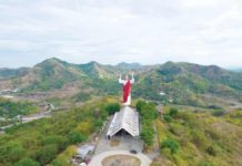 The Sanctuary of the Sacred Heart of Jesus is home to the image of the Sacred Heart of Jesus. Commonly called “The Shrine” by the locals, the 102-foot Jesus Christ statue is mounted on a 30-foot pedestal on top of a 366-foot hill. It is considered the tallest statue in the Philippines and the fourth tallest in the world, higher than the Holy Redeemer in Rio de Janeiro, Brazil by a few feet.