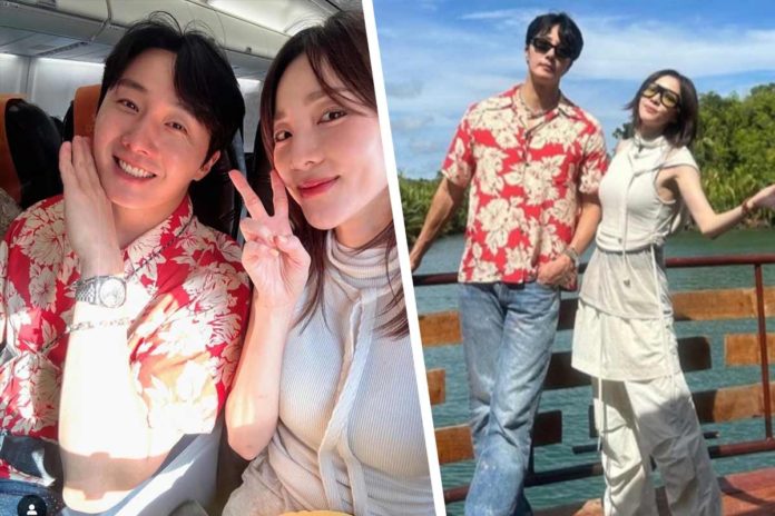 Jung Il-woo and Sandara Park tour the scenic island-province of Bohol. @DARAXXI/@JILWWW INSTAGRAM PHOTOS