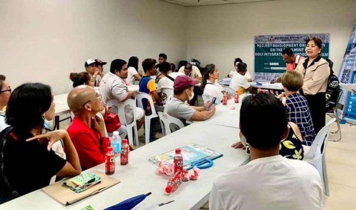 Personnel of the Public Employment Service Office of the Iloilo City Government validate the next batch of ambulant vendors for the Department of Labor and Employment’s Integrated Livelihood Program. PESO-ILOILO CITY PHOTO