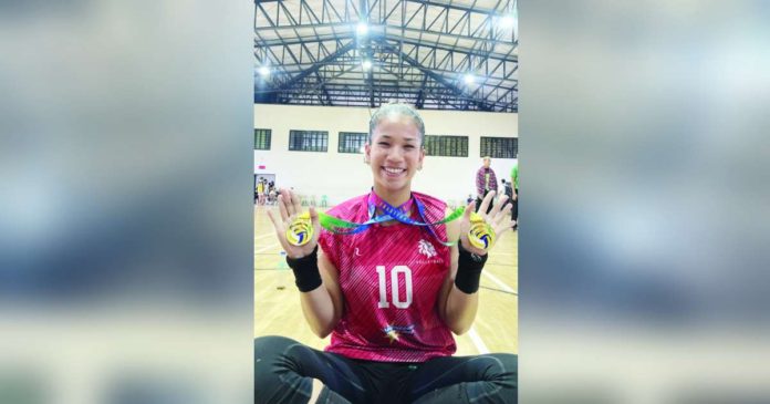 Sophie Cagalawan is the Most Valuable Player and 1st Best Outside Hitter in the the ABCamp Volleyball League. CONTRIBUTED PHOTO