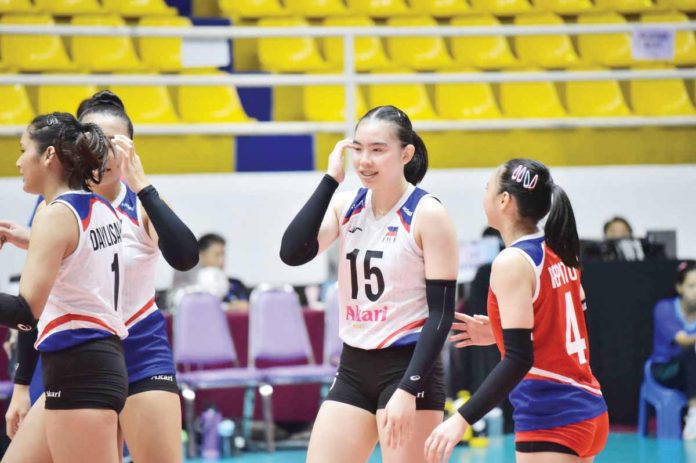 Negrense Kimberly Rubin and Alas Pilipinas U-18 girls volleyball team finished with the bronze medal in the 2024 Princess Cup U18 SEA Volleyball Championship. SMM VOLLEYBALL PHOTO