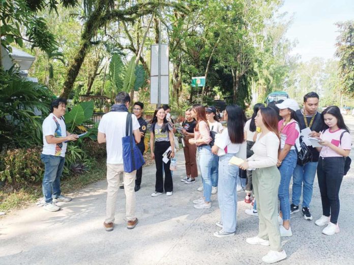 Tourism students underwent a crash course on tour guiding facilitated by ATON Tour Guides and organized by the Negros Occidental Tourism Division. ATON TOUR GUIDES/FACEBOOK FILE PHOTO