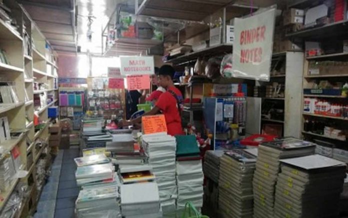 Four major stores in San Jose de Buenavista, Antique offer school supplies at discounted rates as part of the “Balik Eskwela Diskwento” promo of the Department of Trade and Industry from July 17 to 21. PNA PHOTO BY ANNABEL CONSUELO J. PETINGLAY