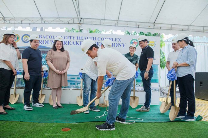 the City Engineer's Office, City Health Office, and Home World Construction held a blessing and groundbreaking ceremony at the site of the soon-to-rise new Bacolod City Health Complex located in Brgy 20 in Bacolod City. Photo courtesy of the BCD PIO