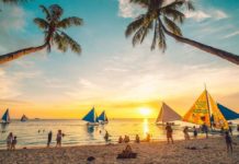 Boracay Island welcomed 205,246 tourists in June this year, of whom 179,446 were domestic visitors, 23,566 foreign tourists and 2,234 overseas Filipinos. RAPPLER.COM/SHUTTERSTOCK PHOTO