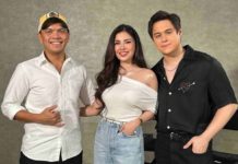 (From left) Director Kerwin Go, Jane De Leon and Enrique Gil. PHOTO COURTESY OF ABS-CBN NEWS