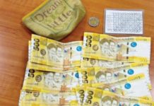 These 16 pieces of 500-peso bills found in Libertad Market in Bacolod City last week were declared counterfeit by the Bangko Sentral ng Pilipinas-Bacolod Branch. ALBEE BENITEZ/FACEBOOK PAGE PHOTO