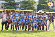 Members of the Barotac Nuevo Central Elementary School represented Western Visayas in the 2024 Palarong Pambansa elementary boys football. PHOTO COURTESY OF PINOY FOOTBALL PH