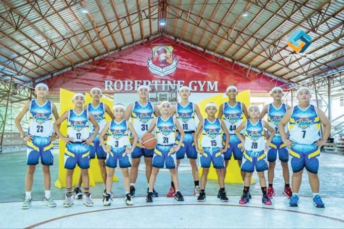 Members of Western Visayas’ elementary boys basketball team represented by the St. Robert’s International Academy Panda Rockets-Elite Lab. PHOTO COURTESY OF EUGENE CHUAMembers of Western Visayas’ elementary boys basketball team represented by the St. Robert’s International Academy Panda Rockets-Elite Lab. PHOTO COURTESY OF EUGENE CHUA