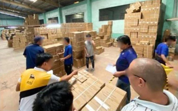 The Department of Trade and Industry’s Task Force Kalasag conducted a seizure operation against OOKAS PH in Valenzuela City on June 26, 2024. The warehouse stored P7.8 million worth of uncertified home appliances. PHOTO COURTESY OF FTEB