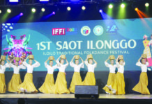 Irong Irong Dance Company of West Visayas State University was declared champion in the Saot Ilonggo: Iloilo Traditional Folk Dance Festival with P60,000 cash prize. It also bagged the best in staging and best in performance awards.