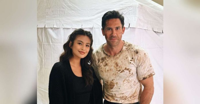 Gabbi Garcia and Hollywood actor Scott Adkins. @GABBI INSTAGRAM PHOTO