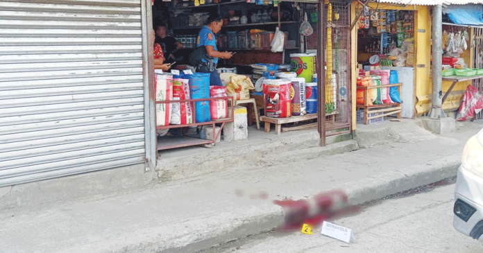 Former barangay captain Ernie Poral of Ingore, La Paz, Iloilo City was shot to death in the district’s Barangay Baldoza on Monday morning, August 5. AJ PALCULLO/PN