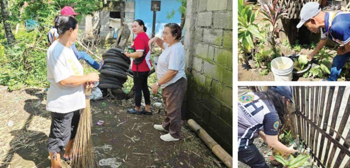 The Iloilo Provincial Health Office (IPHO) says among the common mosquito breeding sites at home are tires, flower pots and bottles. The IPHO has been conducting dengue education drives across the province, particularly showing residents the proper way to search and destroy mosquito breeding places. ILOILO PROVINCIAL HEALTH OFFICE PHOTOS