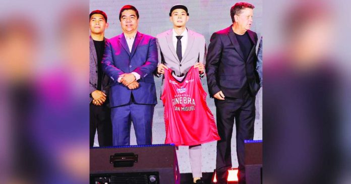 Paul Garcia, who was selected in the third round of the PBA Season 49 Rookie Draft, served as a spark in Barangay Ginebra San Miguel Kings’ comeback win over New Taipei City Kings. PBA PHOTO