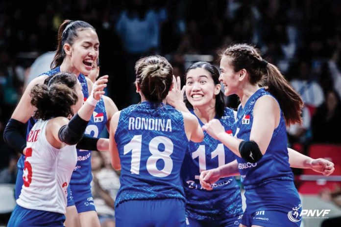 Alas Pilipinas national women’s volleyball team claimed a bronze medal finish in the leg 1 of the 2024 SEA V.League. PNVF