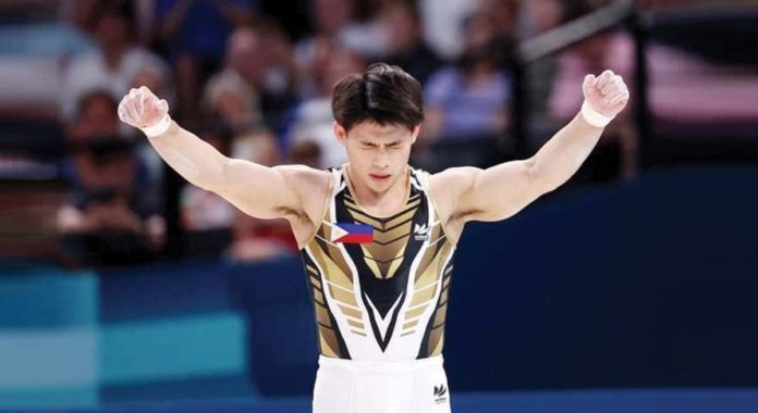 Filipino gymnast Carlos Yulo is set to compete in two more gymnastics finals events in the 2024 Paris Olympics this weekend. REUTERS