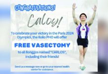 This now-deleted vasectomy social media campaign of the Iloilo Provincial Health Office (IPHO) that used Olympic gold medalist Carlos Yulo drew a wave of negative reactions from netizens, prompting the IPHO to revise it. DELETED IPHO FACEBOOK POST