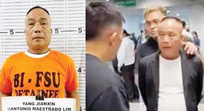 The brother of President Rodrigo Duterte’s Chinese economic adviser Michael Yang, Yang Jian Xin and also known as Tony Yang, was arrested by the Presidential Anti-Organized Crime Commission and Bureau of Immigration for being an undesirable alien.