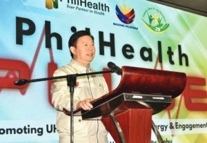 Philippine Health Insurance Corporation chief Emmanuel R. Ledesma Jr. assures the public that the dengue and leptospirosis benefit packages are available year-round and can be availed of by anyone hospitalized for these conditions at any accredited health facility nationwide. PHILHEALTH PHOTO