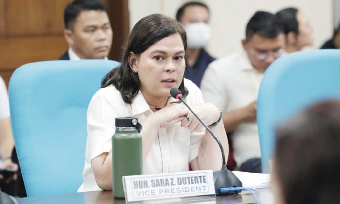 The House of Representatives reduced the proposed budget of the Office of the Vice President to P733 million from P2 billion after Vice President Sara Duterte-Carpio refused to answer questions regarding the budget.