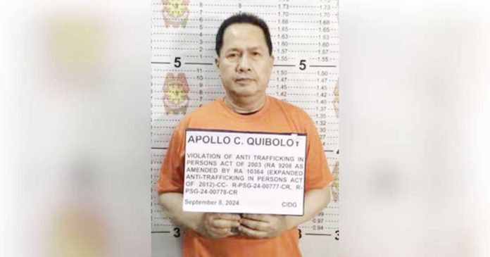 Pastor Apollo Quiboloy was arrested on Sept. 8 at the Kingdom of Jesus Christ compound in Davao City, ending the 2,000-strong police operation there which began on Aug. 24. Photo from DILG Sec. Abalos/FACEBOOK PAGE