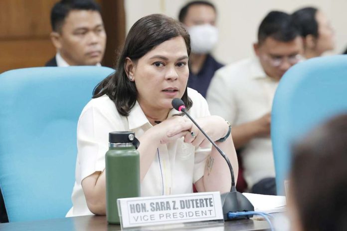 At the continuation of the House of Representatives’ deliberations on the Office of the Vice President’s (OVP) 2025 proposed budget on Tuesday, Vice President Sara Duterte-Carpio and all the officials from her office opted not to show up. This photo was taken on August 27, 2024 when Duterte-Carpio attended the budget hearing and repeatedly dodged budget-related questions. PHOTO COURTESY OF THE HOUSE OF REPRESENTATIVES