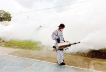 The Capiz Provincial Government started the fumigation in the province’s 1st District on Wednesday, September 4, to ensure the safety of the residents against dengue. CAPIZ PROVINCIAL GOV’T COMMUNICATIONS GROUP PHOTO