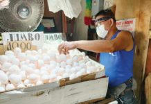 A vendor mans his store which is selling eggs at the Iloilo Terminal Market in Iloilo City. PN FILE PHOTO