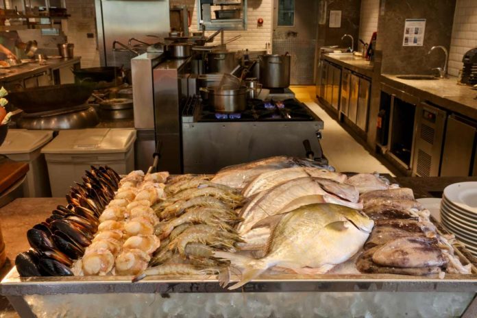 An array of Sustainable Seafood Delight every The Good Catch: Sustainable Seafood Buffet