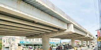 Upon completion, the total cost of the Aganan flyover in Pavia, Iloilo will reach P1.012 billion, surpassing the P980 million total cost of the Ungka flyover (P680 million for construction and P300 million for repairs). AJ PALCULLO/PN