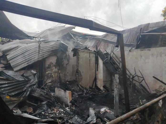 Photo shows the aftermath of the fire that broke out in a residential area in Barangay Tacas, Jaro, Iloilo City on Sept. 26, 2024. K5 NEWS FM ILOILO PHOTO