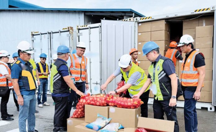 The Bureau of Customs – Port of Subic has recently intercepted illegal shipments of agricultural products and cigarettes, with a combined value of approximately P136.59 million. BUREAU OF CUSTOMS PHOTO