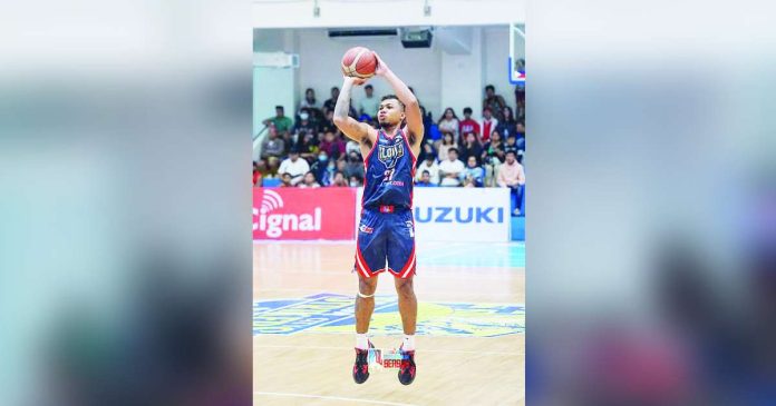 Omar Larupay finished with a double-double of 18 points and 11 rebounds to be named Player of the Game. MPBL PHOTO