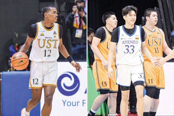 SJ Moore and Raffy Celis. UAAP PHOTO