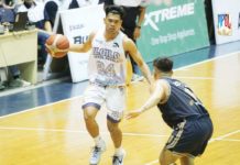 Negrense Mark Nonoy delivered a career game in Iloilo United Royals’ overtime win against 1Bataan Risers. MPBL PHOTO