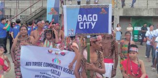 The Ati Tribe Community Association of Bago City, Negros Occidental joins the Visayas leg of the Indigenous Peoples Games.