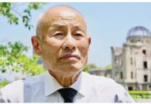 Co-chair Toshiyuki Mimaki, who survived the 1945 atomic bombing of Hiroshima, was tearful after it was announced Nihon Hidanko, a Japanese group of atomic bomb survivors, has won the 2024 Nobel Peace Prize. BBC